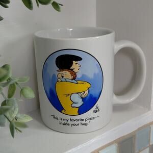 FAMILY CIRCUS Comics This Is My Favorite Place - Mom & Son Hug Mug